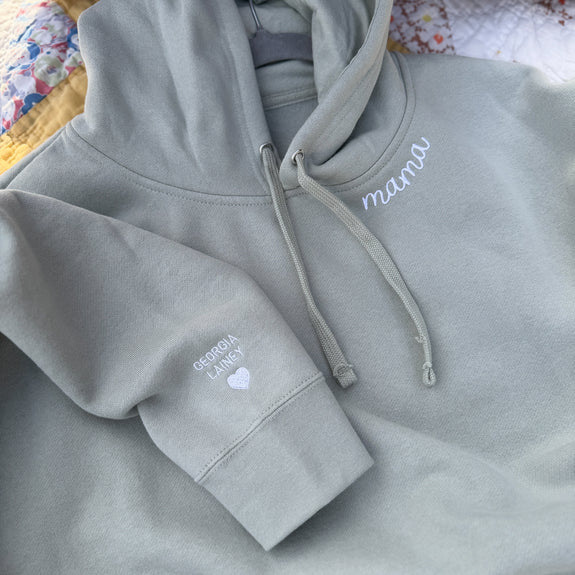 Add Sleeve Embroidery // Petite Font