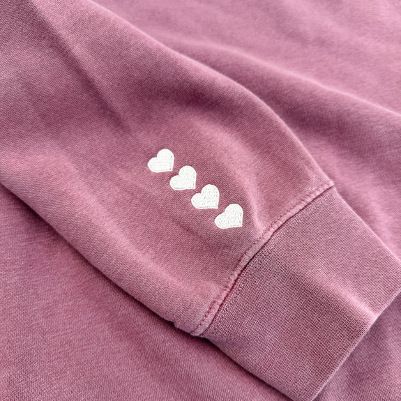 Add Sleeve Embroidery // Hearts