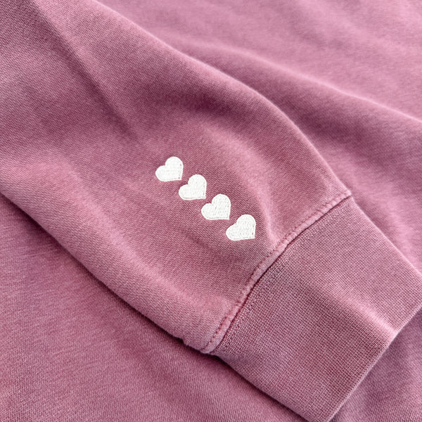 Add Sleeve Embroidery // Hearts