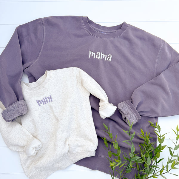 Crewneck // Matching Mama/Mini Hearts