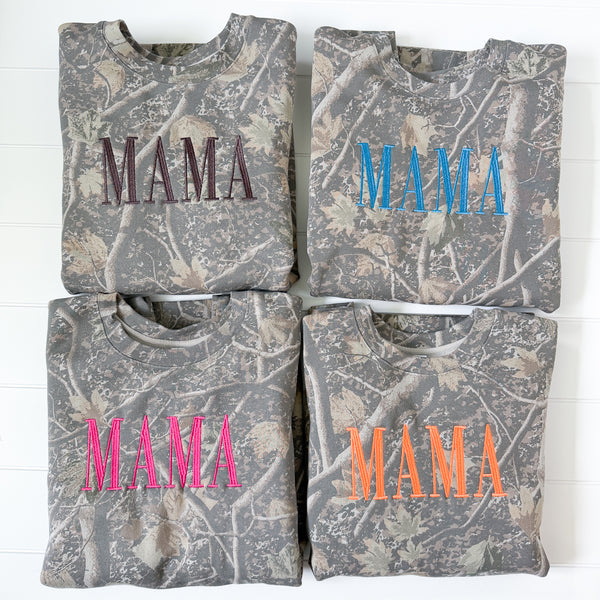 Crewneck // Camo MAMA