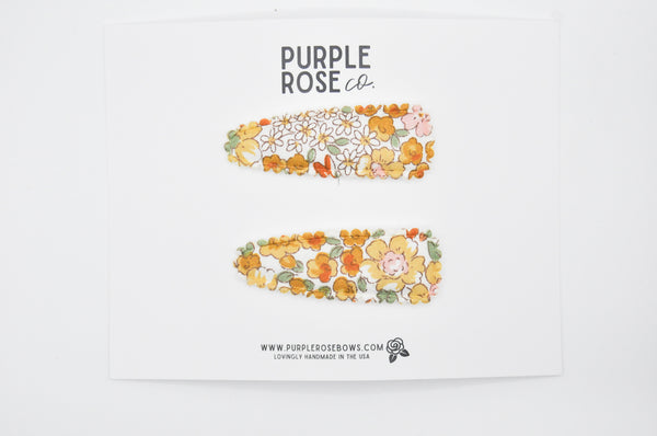 Snap Clip Set // Autumn Garden