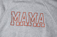 Adult Sweatshirt // MAMA Grey w/ Burnt Orange Medium