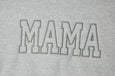 Adult Sweatshirt // MAMA Grey/Green Medium