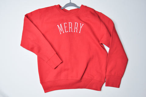 Youth Sweatshirt // Merry