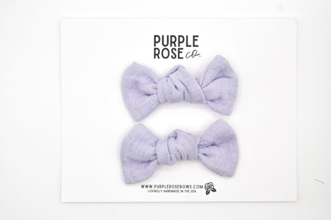 Mini Lady Pigtail Set // Spring Purple