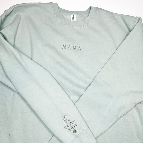 Add Sleeve Embroidery // Block Font