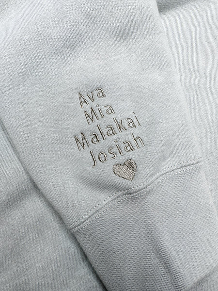 Add Sleeve Embroidery