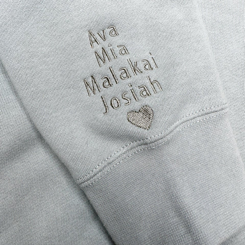 Add Sleeve Embroidery