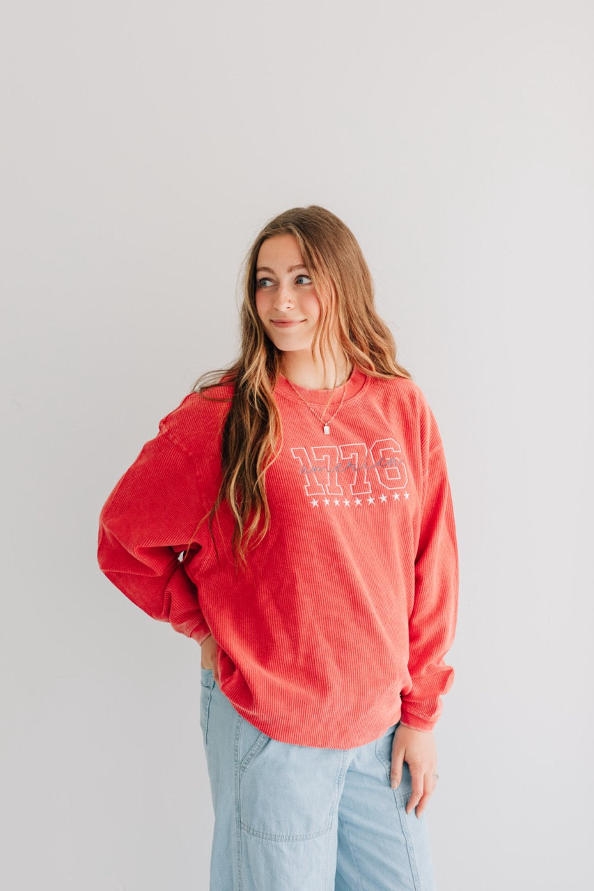 1776 Corded 100% Cotton Crewneck