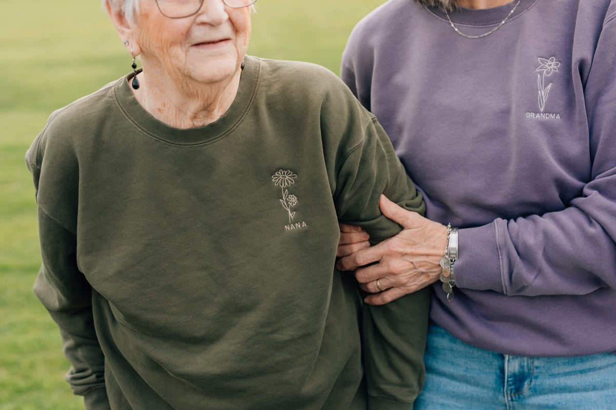 Generation Birth Flowers Youth Crewneck