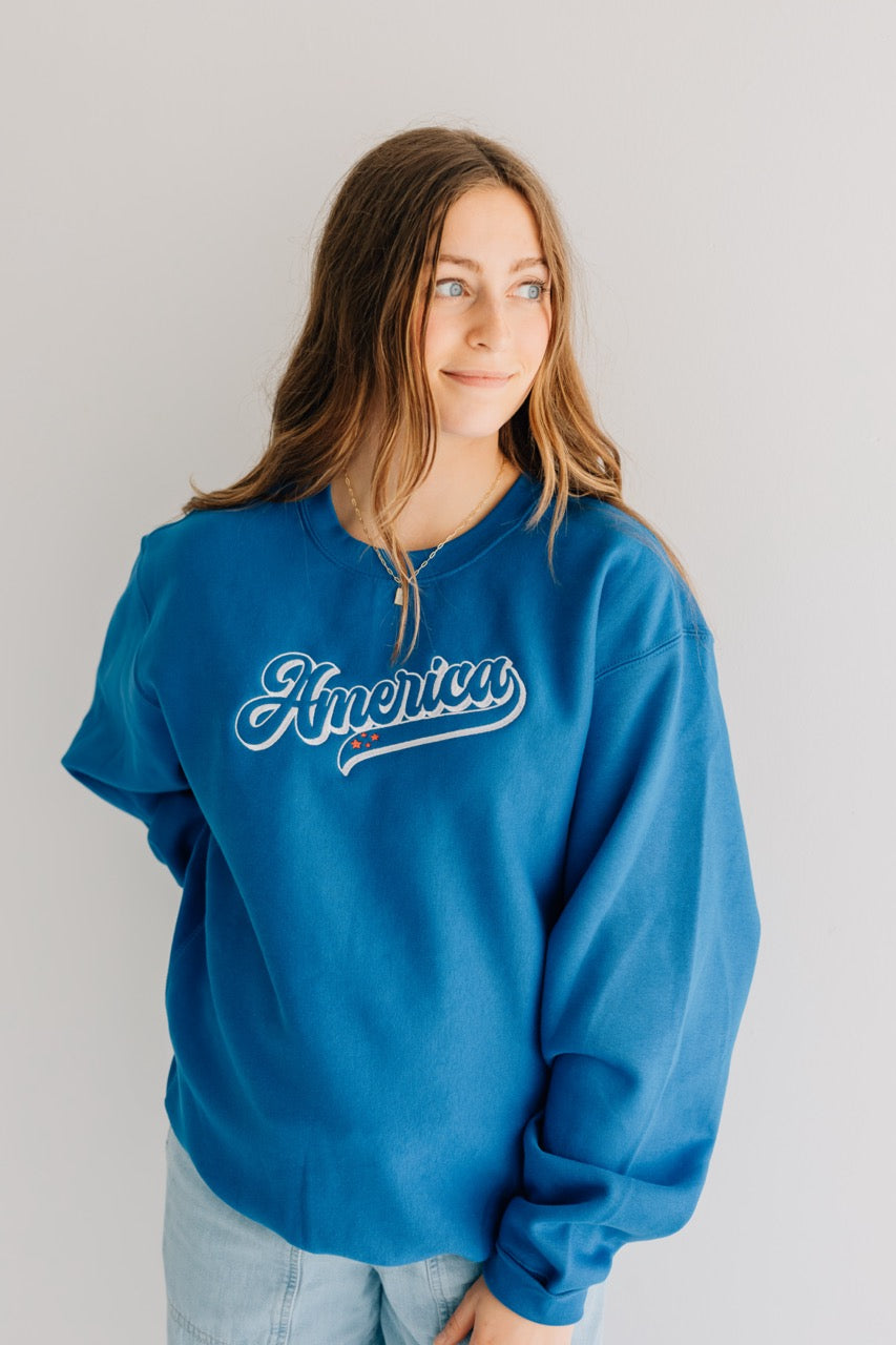 Retro America Crewneck