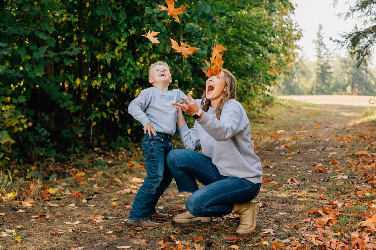 Matching Mama/Little Man Crewneck