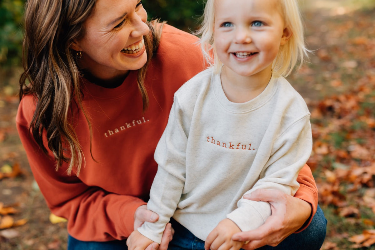 Matching Thankful Crewneck