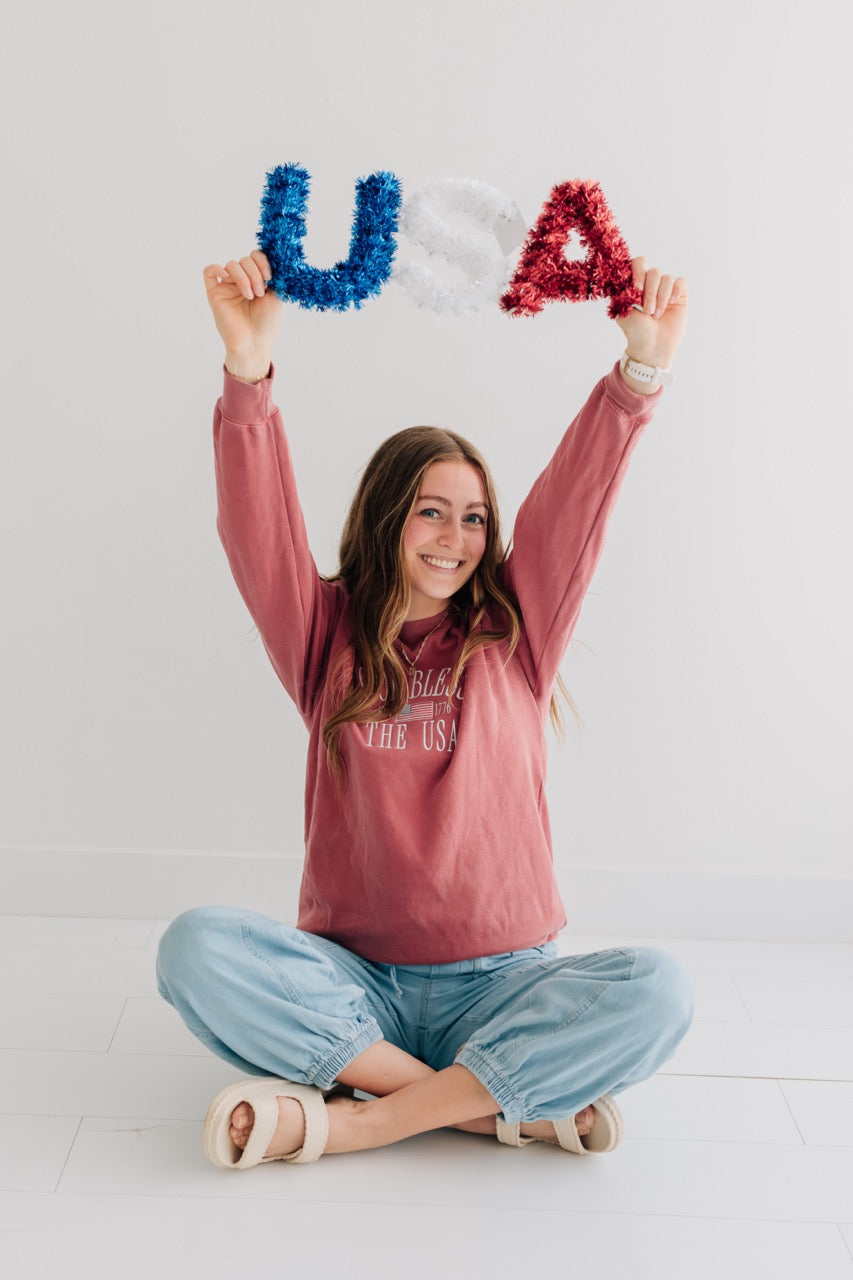 God Bless the USA Crewneck