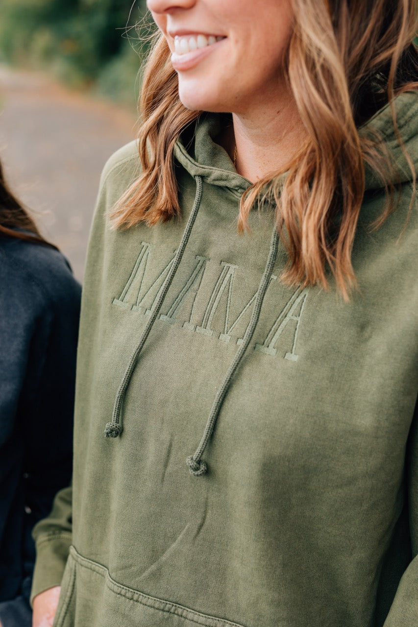 Vintage Wash Mama Hoodie