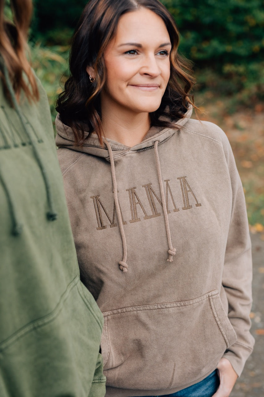 Vintage Wash Mama Hoodie