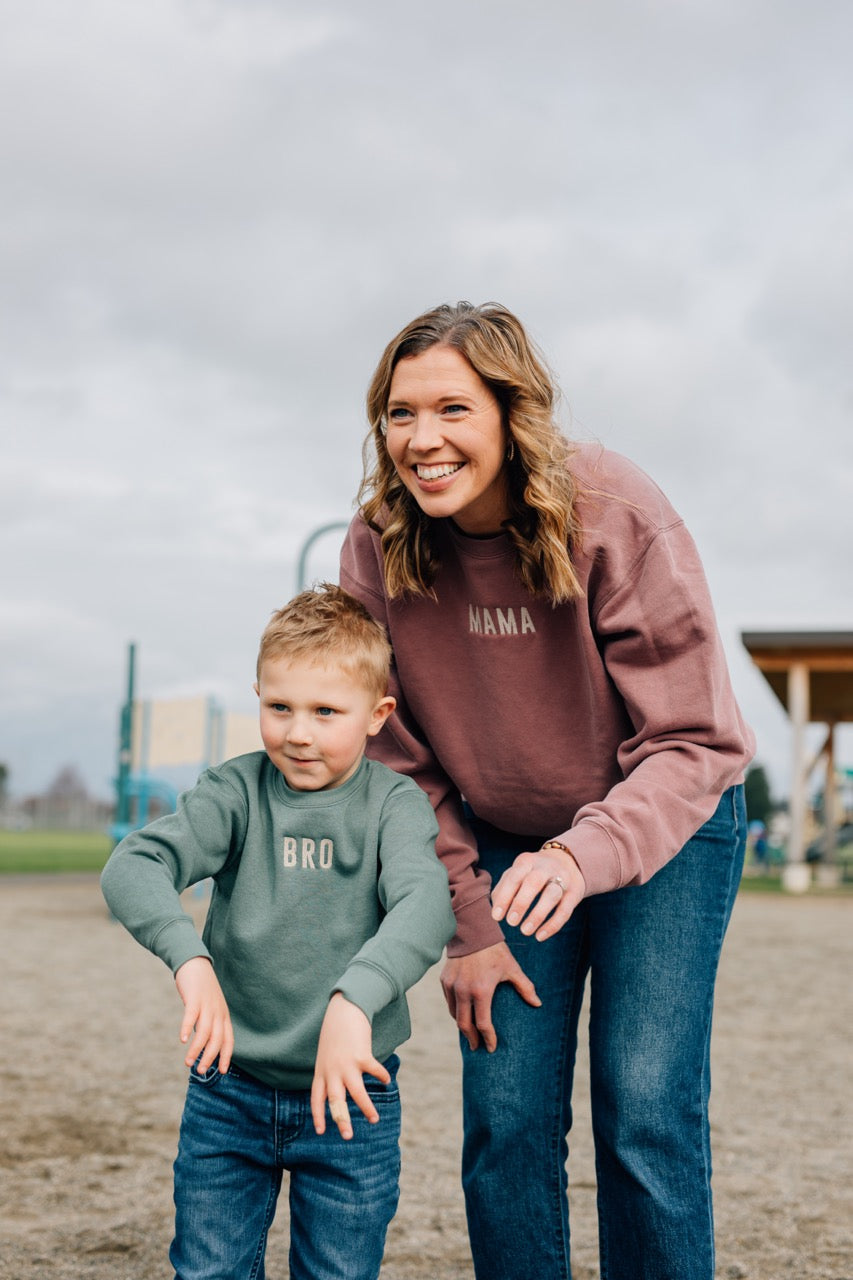Matching MAMA/BRO/SIS Crewneck
