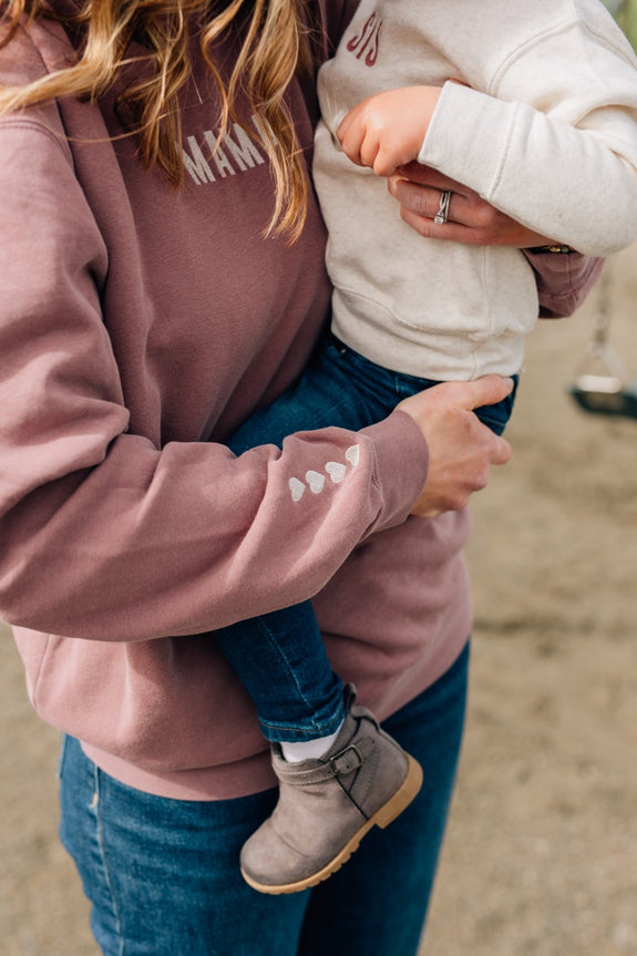Add Sleeve Embroidery // Hearts