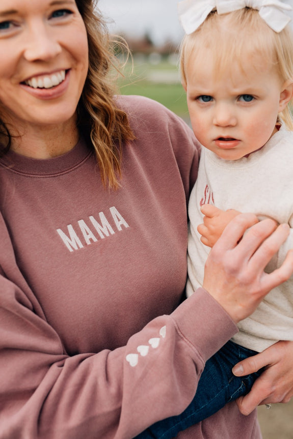 Add Sleeve Embroidery // Hearts