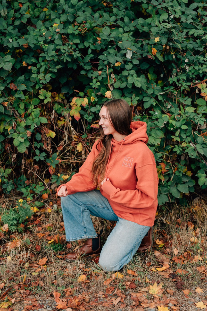 Raw Edge Mama Hoodie