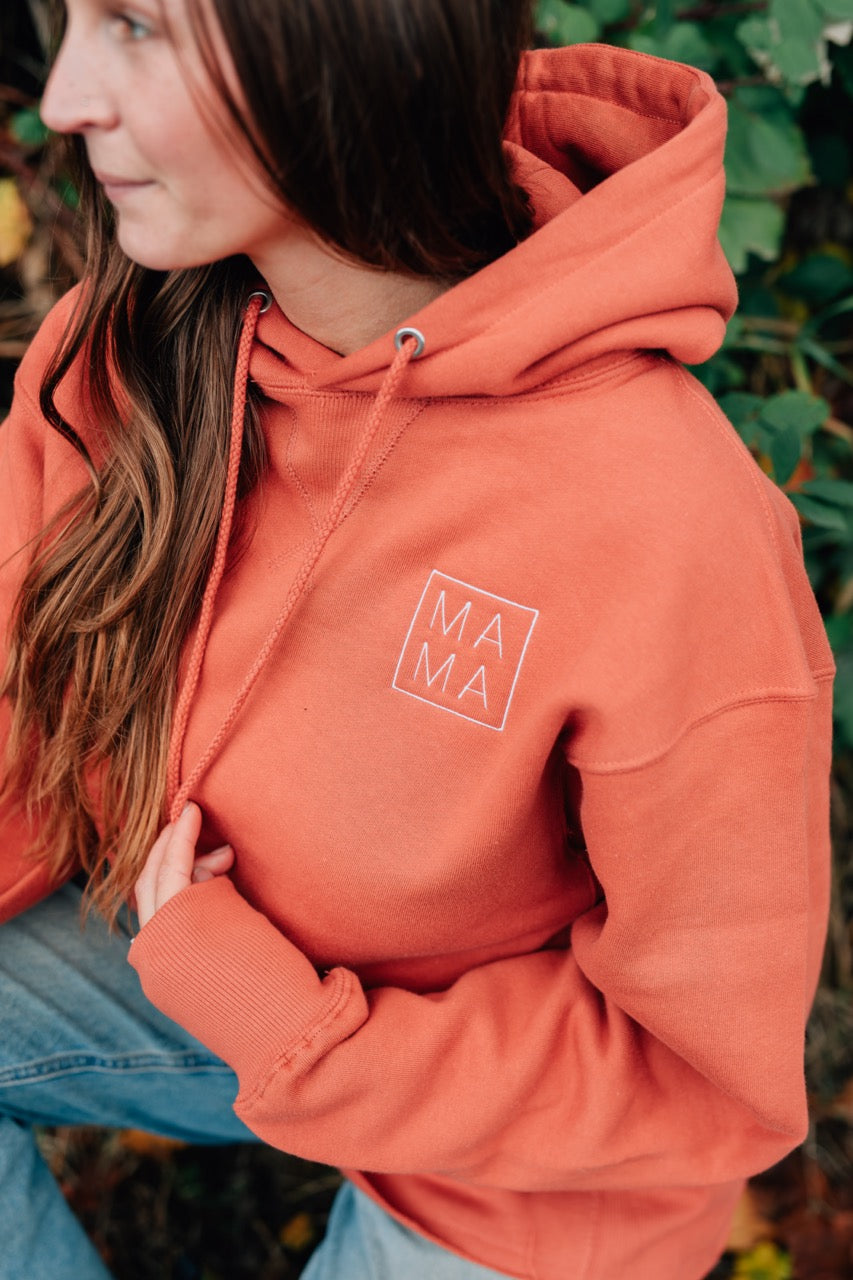 Raw Edge Mama Hoodie