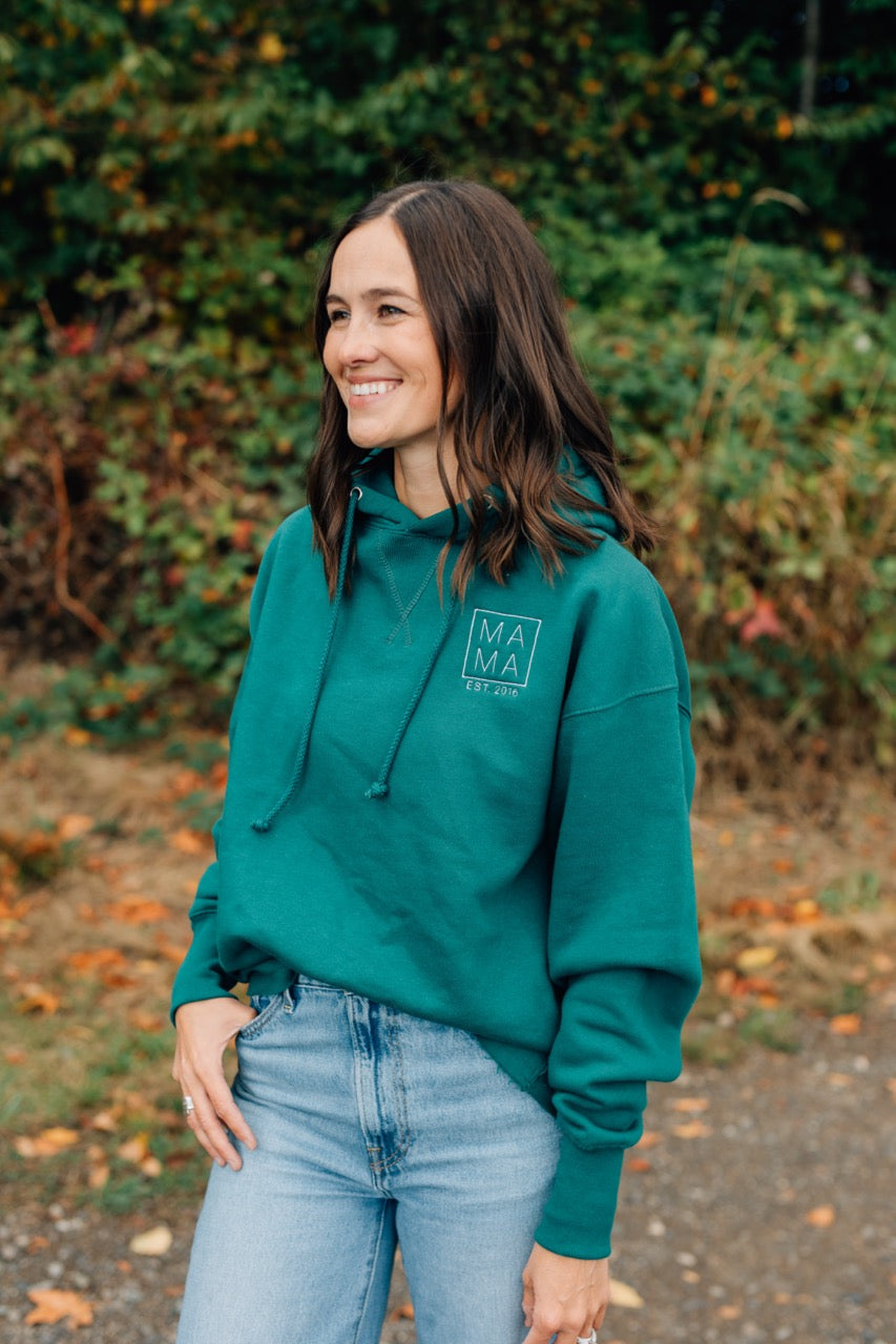 Raw Edge Mama Hoodie
