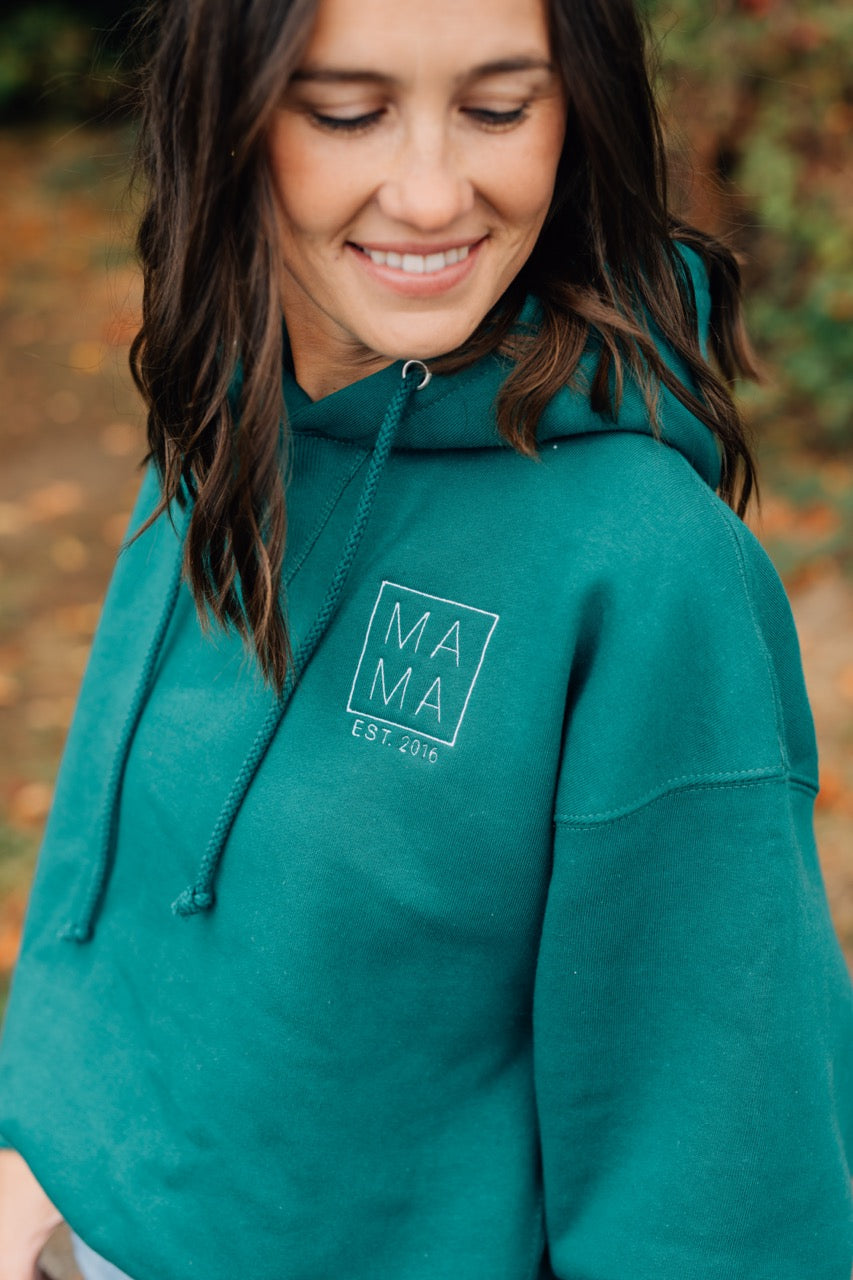 Raw Edge Mama Hoodie