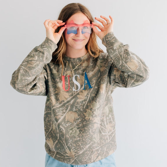 Crewneck // Camo USA