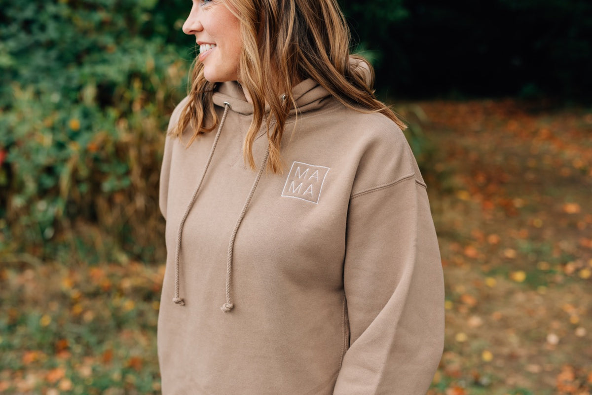 Raw Edge Mama Hoodie