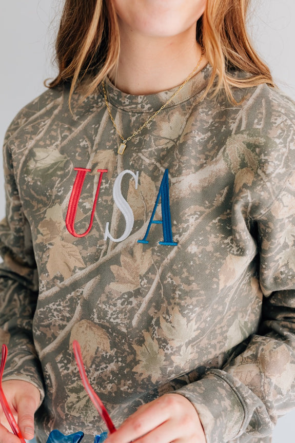 Crewneck // Camo USA