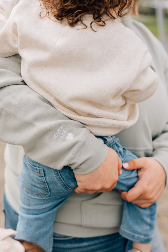 Add Sleeve Embroidery // Petite Font