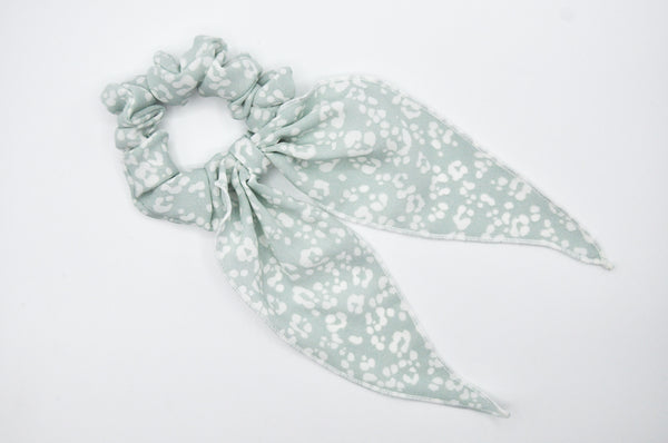 Mint for Cheetah // Scarf Scrunchie